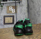 Warning Isecured Womens Lightweight Foam Mesh Sneakers Green 10 (EUR 41)