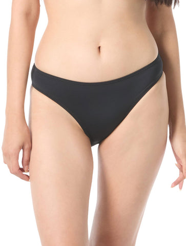 Vince Camuto Womens Standard Solid High Cut Bottom Bikini Swim V09946 Black XS