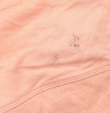 Karen Scott Hi-Low V-Neck Ribbed Long Sleeve Top 100135720MS Coral Ice Pink L