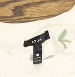 Aqua Womens Fruit Embroidered Sweatshirt PV-T80268A White L