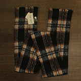 On 34th Womens Brushed Plaid Blanket Wrap Fuzzy MO9742505 Black Neutral