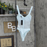 Danielle Bernstein Womens Lace Thong Bodysuit 320B114