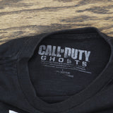 Call of Duty Boys Youth Ghosts Graphic T-Shirt Tee Black L