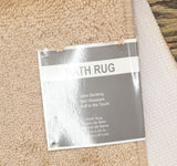 Popular Bath Sequin Skid Resistant Mat Rug Rectangle Blush Pink Brown 21x32