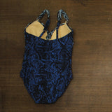 Miraclesuit Peregrina Underwire Tummy Control One Piece Swimsuit Blue 10
