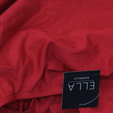 ELLA Rafaella Womens Plus Size Funnel Neck Sleeveless Dress Ruby Red 2X