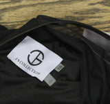 JS Collections Womens Roselle Bow Cocktail Mesh Sheath Dress 86113299 Black 10