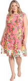 London Times Women's Perfect Versatile Scuba Crepe Fit & Flare Dress T6720M