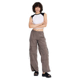 Wild Fable Womens Mid-Rise Wide Leg Cargo Pants 90845392 Pewter Gray XS