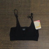Yummie Womens Convertible Scoop Neck Bralette Bra YD5-011 Black S/M