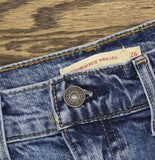 Levi's Womens 728 High Rise Wide Leg Jeans Zip Fly 94417130 Blue 26X32