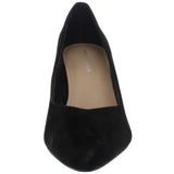 Marc Fisher Womens Suede Caitlin Pump Block Heel MFCAITLIN Black 9M