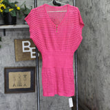 Cupshe Womens Cutout Crochet Cover Up Dress CAA07B3B014JE Pink M