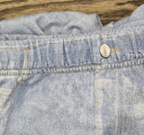 Anybody Printed Denim-Effect French Terry Pants A700607 Light Wash Blue PS