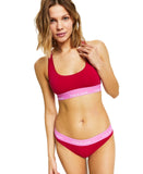 Calvin Klein Womens Pride This Is Love Tonal Unlined Bralette Persian Red XS