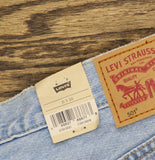 Levi's 501 Button Fly High Rise Straight Jeans 94417273 County Fair Blue 31 x 30