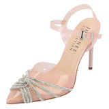 Journee Collection Comfort Foam High Heel Pointed Toe Pumps Nude Light Pink 9M