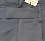 A New Day Womens High-Rise Satin Side Striped Straight Trousers Sterling Blue 4