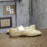 A New Day Womens Sammie Shoes Ballet Flats Sequin 94685485 Gold Yellow 7M