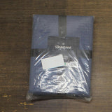 Beautyrest Waffle Weave Lightweight Breathable Cotton Blanket Indigo Blue Twin