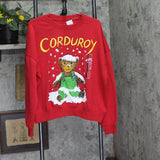 Corduroy by Don Freeman Bear Fleece Graphic Sweatshirt 1004025268 Red L