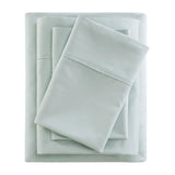 Beautyrest 600tc Cooling Cotton Blend 4-Piece Sheet Set Seafoam Blue Full