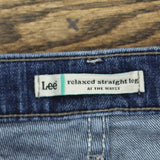 Lee Womens Relaxed Straight Leg Jeans 1670579e52a5ed Blue 10 Short