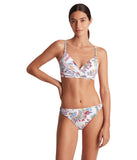 Lauren Ralph Lauren Twist Side Tab Hipster Bikini Bottom Multi White 10