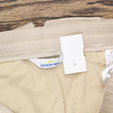 Lemon Way Womens Stretch Utility Twill Cargo Crop Pant 648456 Taupe Brown 12