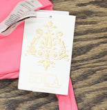 Becca Color Code Francesca Way Underwire Swim Bikini Top Coral Reef Pink L