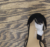 Sun + Stone Leoniee Ankle-Strap Platform Dress Sandals Black Microsuede 5.5M