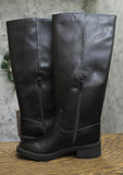 A New Day Womens Hattie Boots Faux Leather 94637544 Black 7M