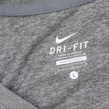 Nike Womens Hill Softball Long Sleeve Dri-Fit Shirt 16703d4a5d59fe Gray L