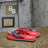 Floopi Women Durable EVA Floral Textured Flip Flops Red Multi 6M