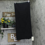 On 34th Brushed Solid Blanket Wrap Scarf Oversized MO9742504 Black