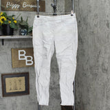 DG2 by Diane Gilman Womens Reversible Twill Pull-On Skinny Jean Gray Multi PM