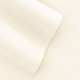 Home Collection 6-Piece Solid Microfiber Bed Sheet Set Ivory Off White Full