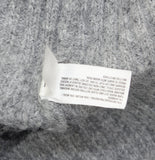 Universal Thread Fair Isle Henley Shawl Collar Jacquard Knit Sweater Dark Gray L