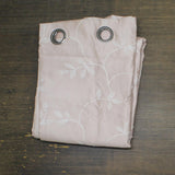 Max Blackout Grommet Blackout Single Curtain Panel Blush Pink White 50x108
