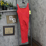 All In Motion Womens Square Neck Seamless Active Bodysuit 90513984 Red M