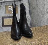 Sun + Stone Womens Biancaa Western Patch Block Heel Booties Black Snake 6M