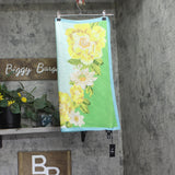 Echo Pleated Diamond Square Scarf EN1424 Sky Blue Multi 28"