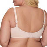 Playtex Smooth Wireless Coverage T-Shirt Bra Sandshell Side Panel Brown 42DD