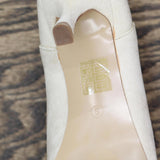 Journee Collection Womens Elitta Bootie with Pointed Toe Ivory Off White 9M