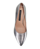French Connection Womens Kate Flex Pumps Silver Gray 8.5M
