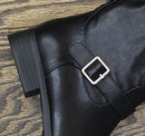 Sun + Stone Womens Anyaa Over the Knee Dress Boots 10017856500 Black Smooth 7M