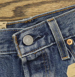 Levi's 501 Original Distressed Denim Shorts 89527256 Darn It Now Blue 30