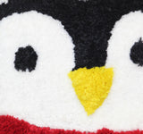 Avanti Home Holiday Penguin Christmas Bath Mat Rug Set Blue Multi 2-Piece