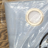 Martha Stewart Solid Grommet Blackout Single Curtain Panel Blue 50x108