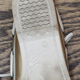 White Mountain Womens Vintage Shiny Boat Shoes 1673ee7dfa2beb Gold Yellow 6M
